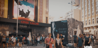 Juego de Tronos en la Plaza de Callao de Madrid