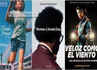 Estrenos 9 de Febrero 2018