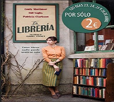 Librería en cines por dos euros