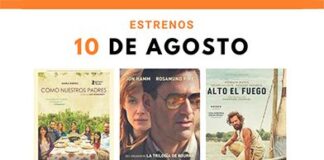 Estrenos 10 de Agosto 2018