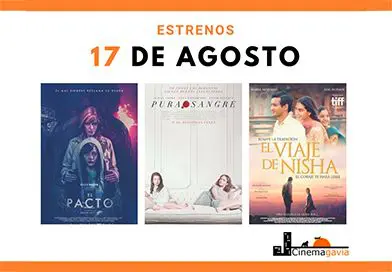 Estrenos 17 de Agosto 2018