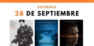 Estrenos 28 de Septiembre 2018