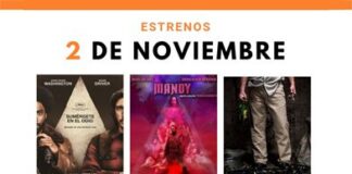 Estrenos 2 de noviembre