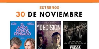 Estrenos 30 noviembre