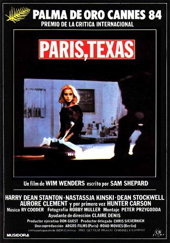 Paris, Texas poster