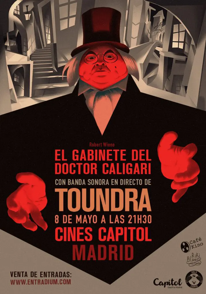 El Gabinete del Doctor y Caligari y la banda de rock Toundra