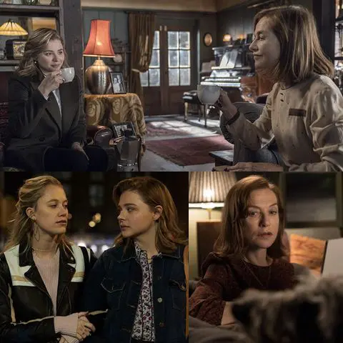 Isabelle Huppert, Chloë Grace Moretz y Maika Monroe