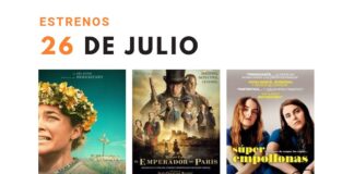 Estrenos 26 de Julio 2019