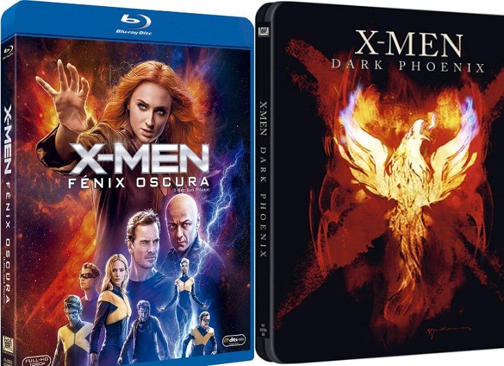 X-Men Fénix Oscura en DVD y BLU-RAY
