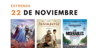 Estrenos 22 de Noviembre 2019