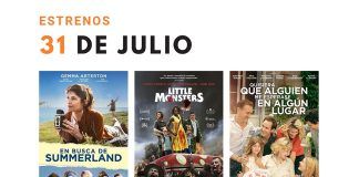 Estrenos del 31 de Julio de 2020