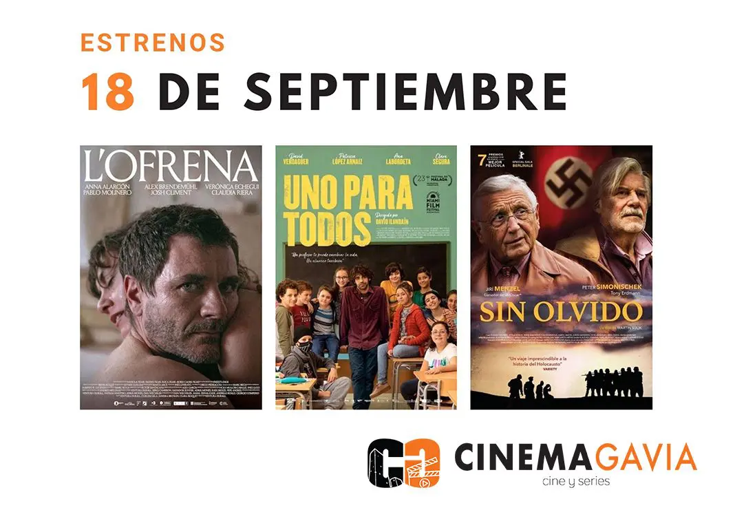 Estrenos 18 de septiembre