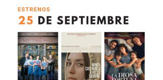 Estrenos 25 de septiembre