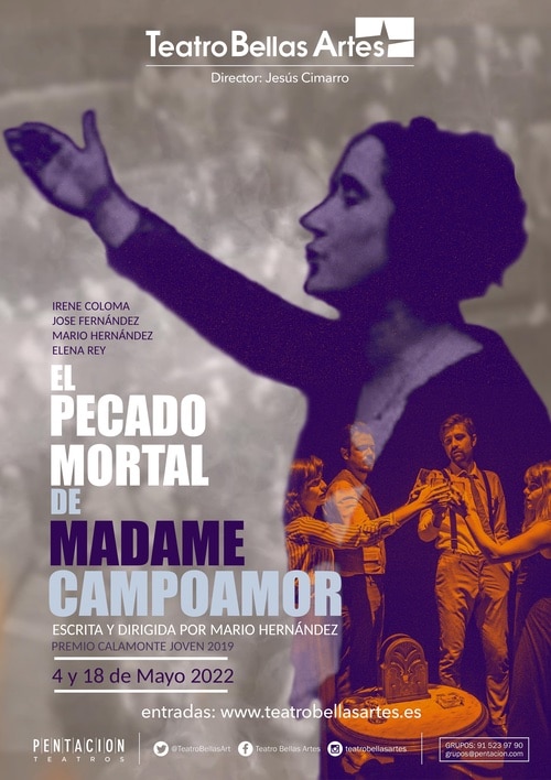 El pecado mortal de Madame Campoamor en el Teatro Bellas Artes