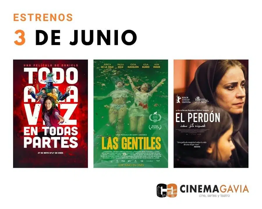 Estrenos del 3 de junio de 2022
