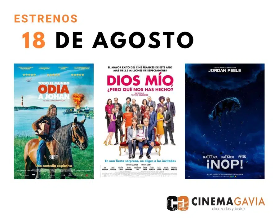 Estrenos del 18 de agosto de 2022