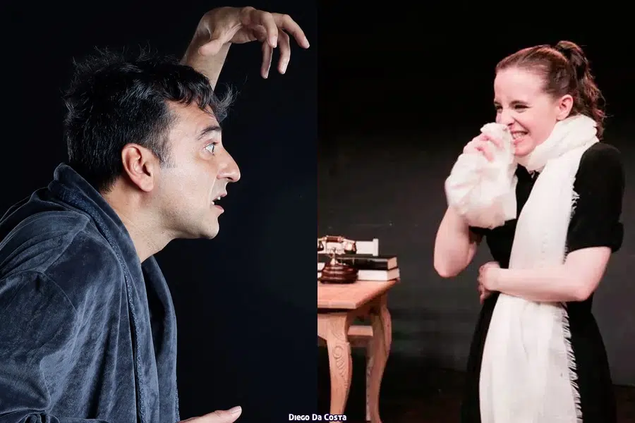 Sueños de un seductor y Usted tiene ojos de mujer fatal en la radio en el Teatro Reina Victoria