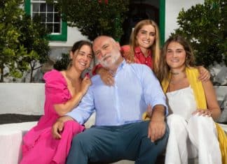 José Andrés y familia en España