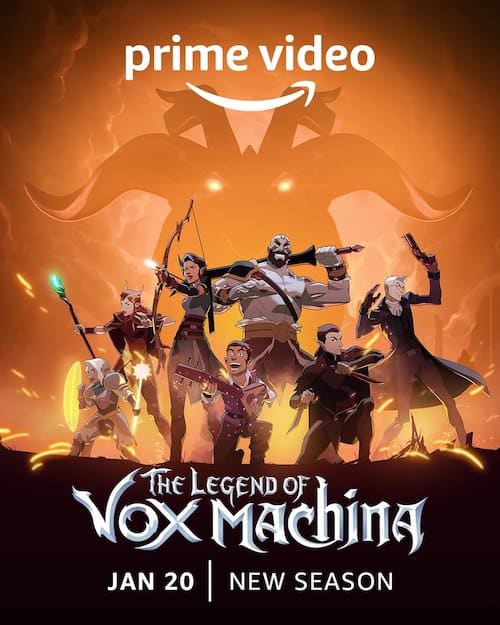 La leyenda de vox machina temporada 2 poster