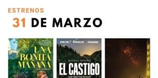 Estrenos del 31 de marzo de 2023