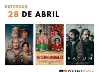 Estrenos del 28 de abril de 2023