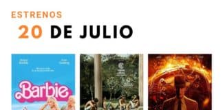 Estrenos del 20 de julio de 2023