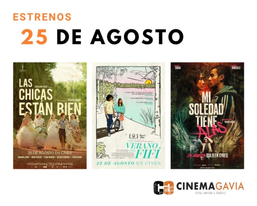 Estrenos del 25 de agosto de 2023