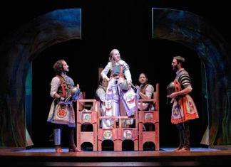 El castillo de Lindabridis en Teatro de la Comedia