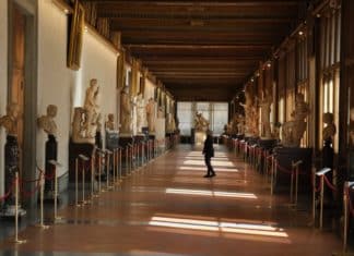 Inside the Uffizi