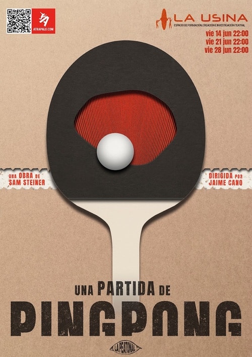 Una partida de ping pong en junio en la Sala La Usina