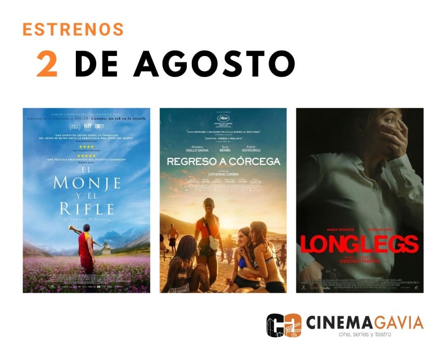 Estrenos del 2 de agosto de 2024