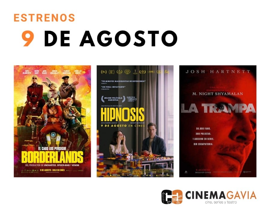 Estrenos del 9 de agosto de 2024