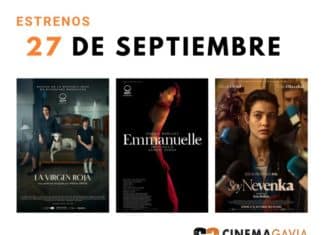 Estrenos del 27 de septiembre de 2024