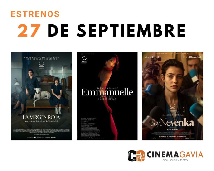 Estrenos del 27 de septiembre de 2024