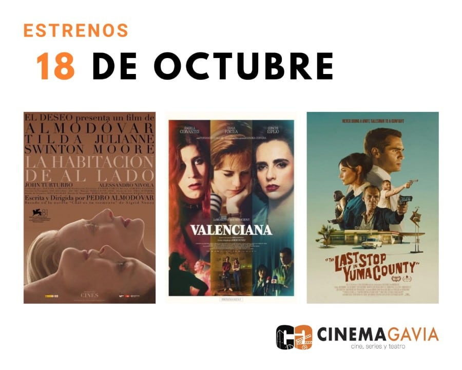 Estrenos del 18 de octubre de 2024