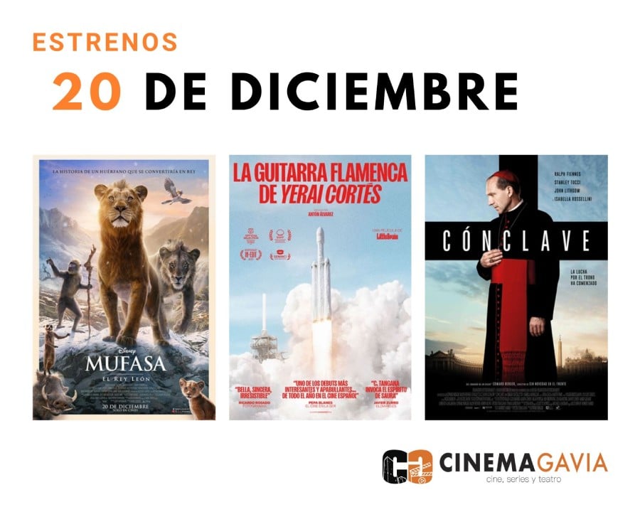 Estrenos del 20 de diciembre de 2024