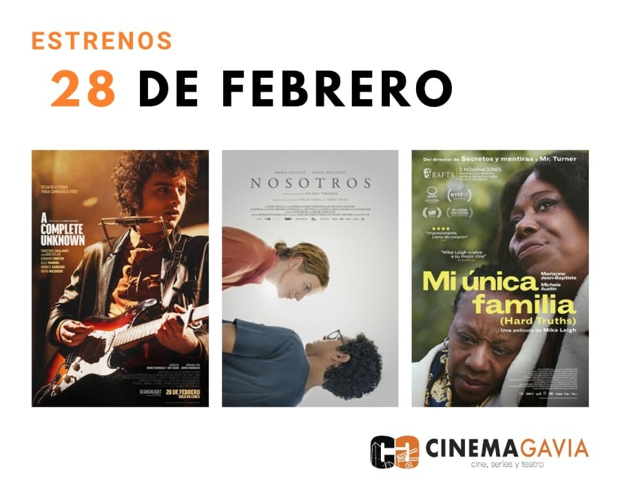 Estrenos del 28 de febrero de 2025