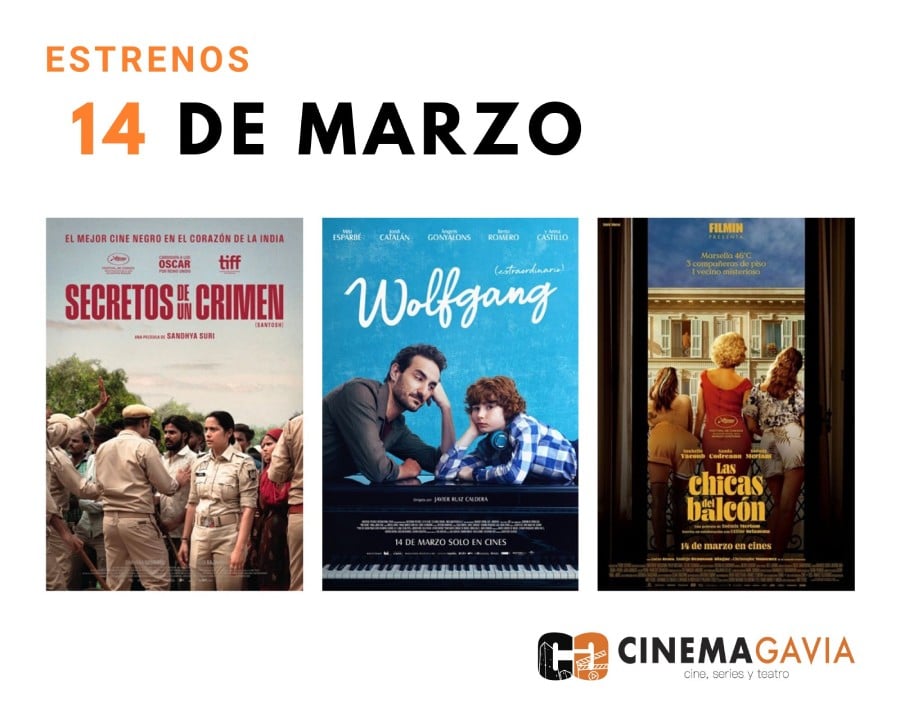 Estrenos del 14 de marzo de 2025