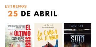 Estrenos del 25 de abril de 2025