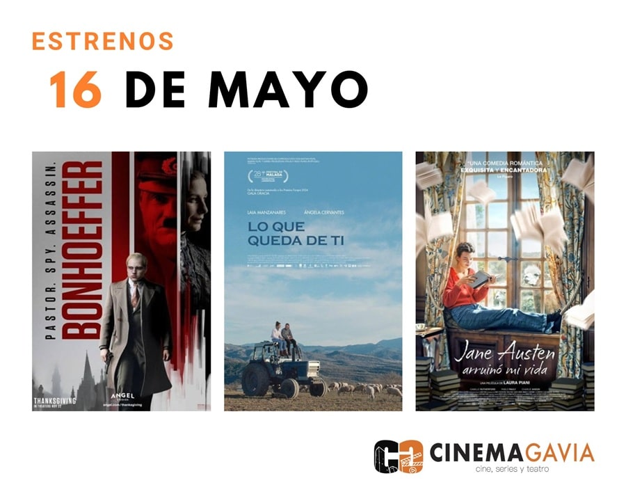 Estrenos del 16 de mayo de 2025
