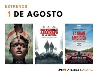 Estrenos del 1 de agosto de 2025