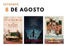 Estrenos del 8 de agosto de 2025