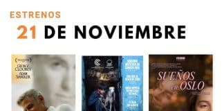 Estrenos del 21 de noviembre de 2025