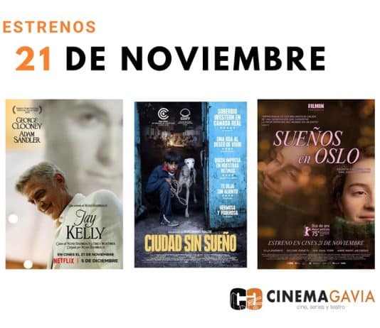 Estrenos del 21 de noviembre de 2025