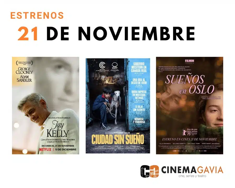 Estrenos del 21 de noviembre de 2025 Estrenos del 21 de noviembre de 2025