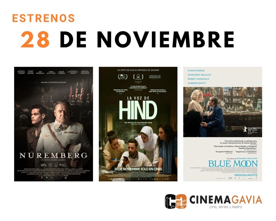 Estrenos del 28 de noviembre de 2025