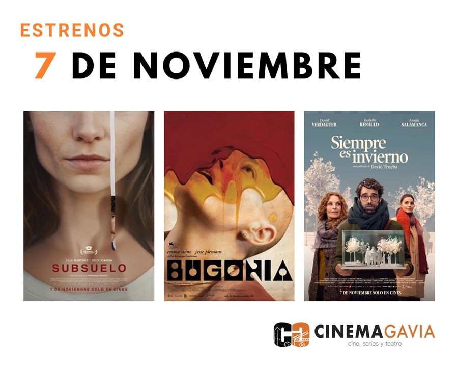 Estrenos del 7 de noviembre de 2025