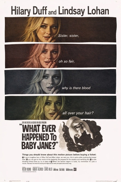 Hilary Duff y Lindsay Lohan en Qué fue de Baby Jane