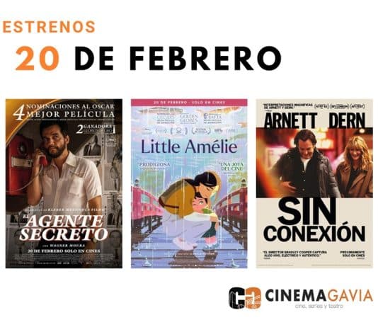 Estrenos del 20 de febrero de 2026