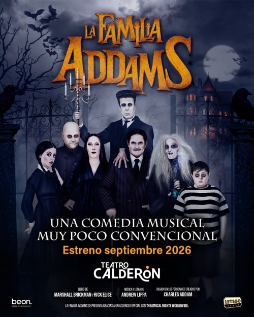 La familia Addams en Teatro Calderón